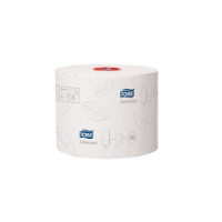 Tork T6 Advanced Mid Size Toilet Rolls, case of 27 rolls