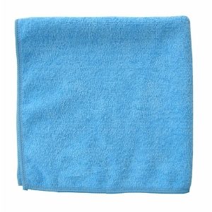 Microfibre cloth 40cm x 40cm, blue, 10