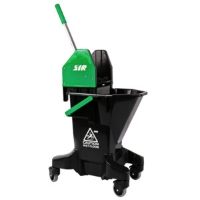 Long Tall Sally mopping combo, Black bucket with Green wringer