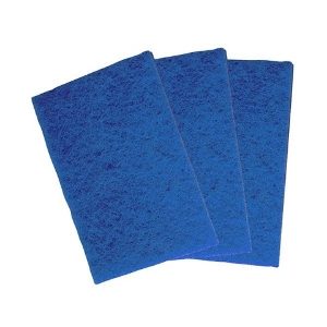 Blue Standard Grade Scouring Pads 15 x 23cm, case of 5 x 10 packs