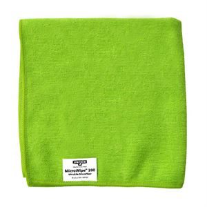 Microfibre cloth 40cm x 40cm, green, 10