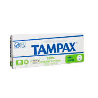 Tampax organic - 2 tampons per pack - 24 per case