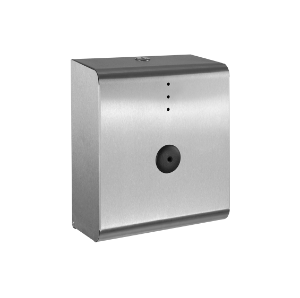 K-One stainless steel single roll toilet tissue dispenser