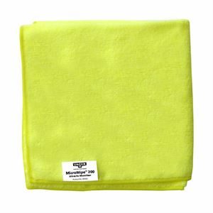 Microfibre cloth 40cm x 40cm, yellow, 10