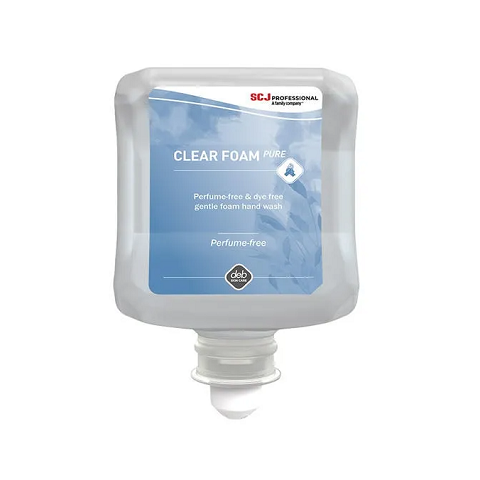 Deb Clear Hypoallergenic foam hand wash 1L, case of 6